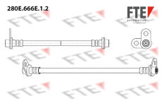 Brzdová hadice FTE 9240928