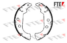 Sada brzdových čelistí FTE 9100015