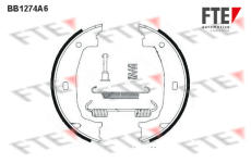 Sada brzdových čelistí, parkovací brzda FTE 9100060