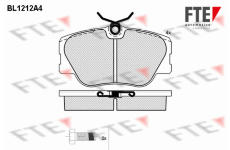 Sada brzdových destiček, kotoučová brzda FTE 9010063