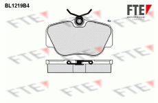 Sada brzdových destiček, kotoučová brzda FTE 9010065