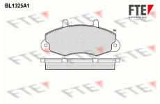 Sada brzdových destiček, kotoučová brzda FTE 9010114
