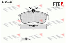 Sada brzdových destiček, kotoučová brzda FTE 9010130