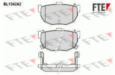 Sada brzdových destiček, kotoučová brzda FTE 9010132