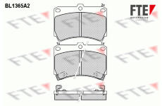 Sada brzdových destiček, kotoučová brzda FTE BL1365A2