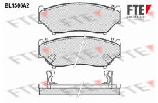 Sada brzdových destiček, kotoučová brzda FTE 9010227