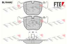 Sada brzdových destiček, kotoučová brzda FTE BL1644A2