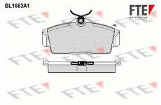 Sada brzdových destiček, kotoučová brzda FTE 9010293