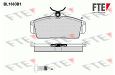 Sada brzdových destiček, kotoučová brzda FTE 9010294