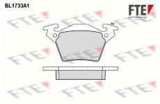 Sada brzdových destiček, kotoučová brzda FTE BL1733A1