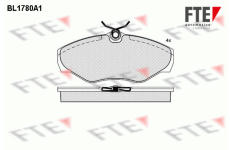 Sada brzdových destiček, kotoučová brzda FTE 9010349