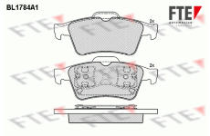 Sada brzdových destiček, kotoučová brzda FTE 9010354
