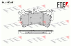 Sada brzdových destiček, kotoučová brzda FTE 9010401