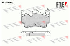 Sada brzdových destiček, kotoučová brzda FTE 9010402