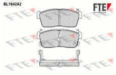 Sada brzdových destiček, kotoučová brzda FTE 9010420