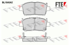 Sada brzdových destiček, kotoučová brzda FTE 9010425