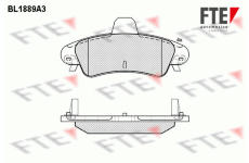 Sada brzdových destiček, kotoučová brzda FTE 9010473