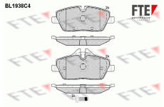 Sada brzdových destiček, kotoučová brzda FTE 9010530