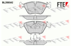 Sada brzdových destiček, kotoučová brzda FTE 9010669