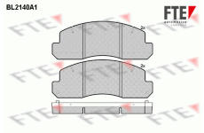 Sada brzdových destiček, kotoučová brzda FTE 9010685