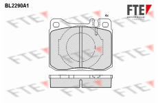 Sada brzdových destiček, kotoučová brzda FTE 9010698