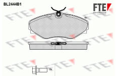 Sada brzdových destiček, kotoučová brzda FTE 9010740