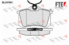 Sada brzdových destiček, kotoučová brzda FTE 9010757