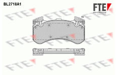 Sada brzdových destiček, kotoučová brzda FTE 9010943