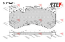 Sada brzdových destiček, kotoučová brzda FTE 9011092