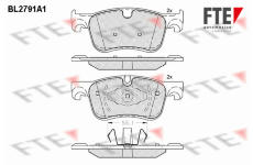 Sada brzdových destiček, kotoučová brzda FTE 9010984