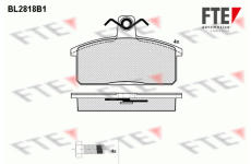 Sada brzdových destiček, kotoučová brzda FTE 9011003