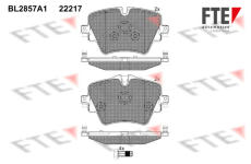 Sada brzdových destiček, kotoučová brzda FTE 9011029