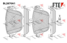 Sada brzdových destiček, kotoučová brzda FTE 9011110