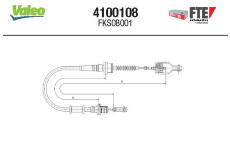 Lanko ovládania spojky FTE 4100108