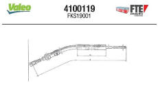 Lanko ovládania spojky FTE 4100119