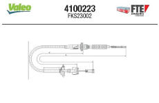 Lanko ovládania spojky FTE 4100223