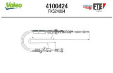 Lanko ovládania spojky FTE 4100424