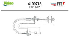 Lanko ovládania spojky FTE 4100718