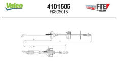 Lanko ovládania spojky FTE 4101505