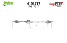 Lanko ovládania spojky FTE 4101717