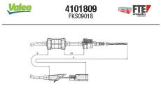 Lanko ovládania spojky FTE 4101809