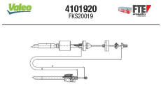 Lanko ovládania spojky FTE 4101920