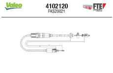 Lanko ovládania spojky FTE 4102120