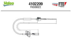 Lanko ovládania spojky FTE 4102209