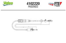 Lanko ovládania spojky FTE 4102220