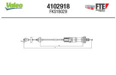 Lanko ovládania spojky FTE 4102918
