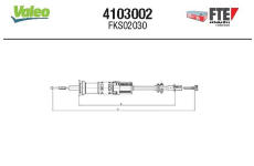 Lanko ovládania spojky FTE 4103002