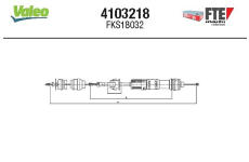 Lanko ovládania spojky FTE 4103218