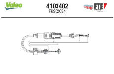 Tazne lanko, ovladani spojky FTE 4103402