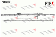 Tazne lanko, parkovaci brzda FTE FBS02032